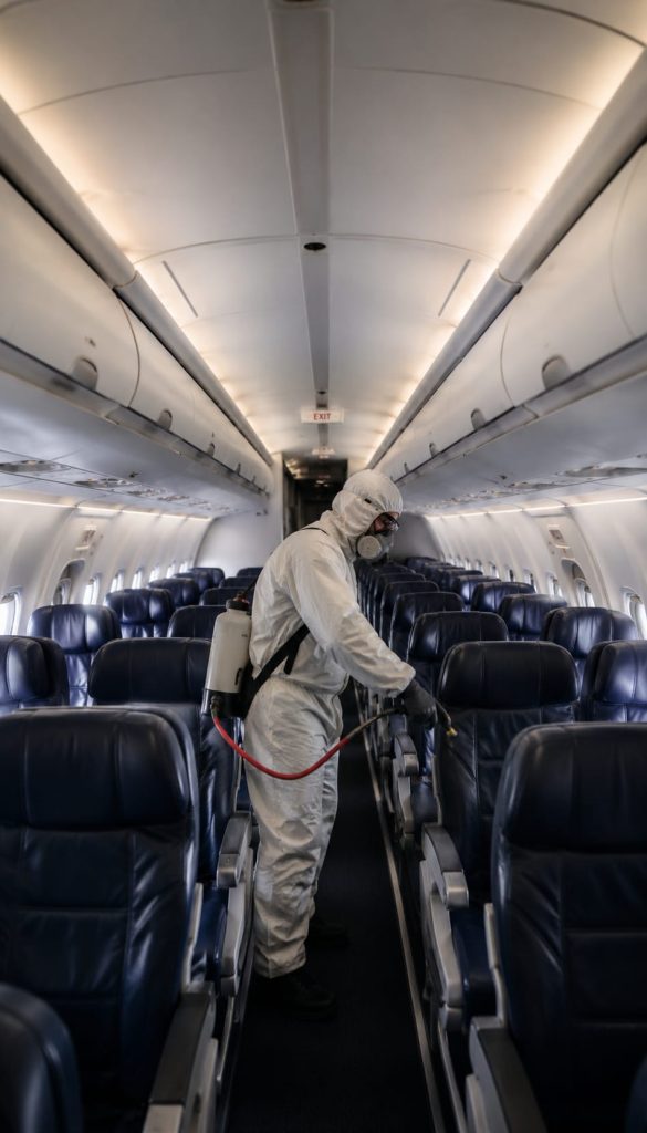 New Aircraft Disinfection