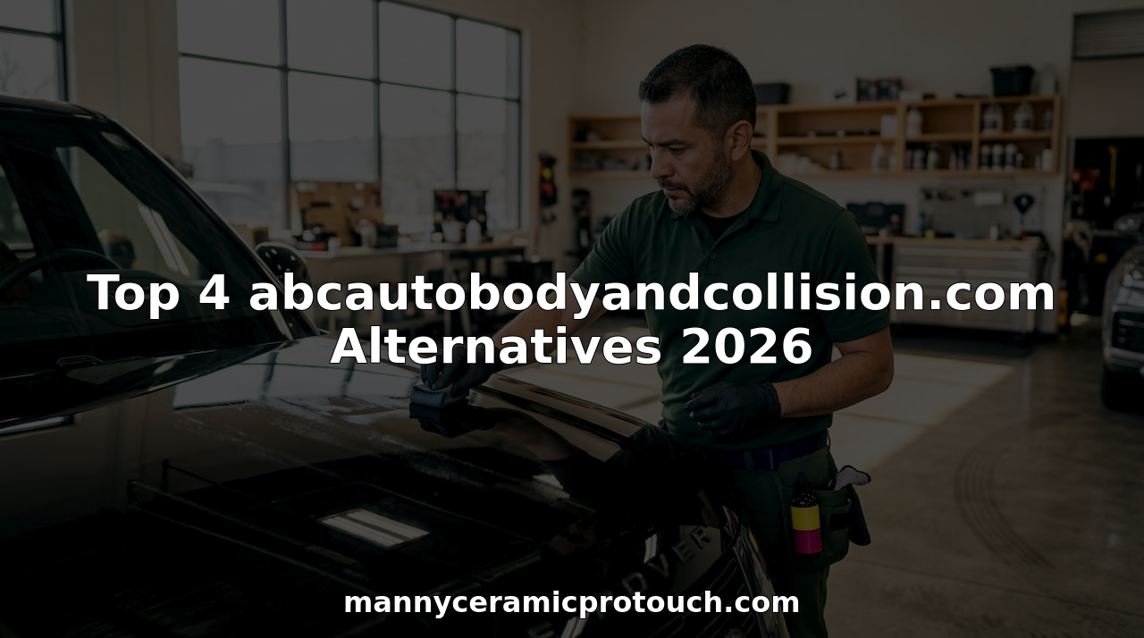 Technician applying ceramic coating to luxury SUV hood